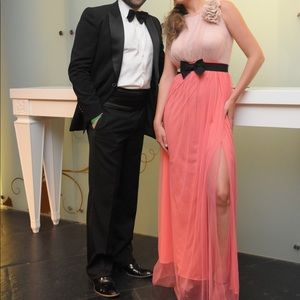 Marella red carpet silk gown